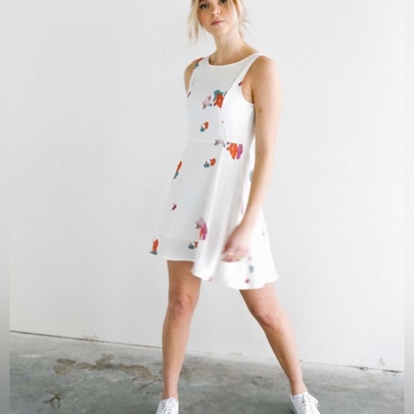 ROLLA’S Jasmine Dress Yard Floral Small NWT Mini Dress Tank REVOLVE Spring - Picture 3 of 10